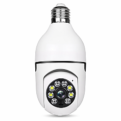 Camera supraveghere WiFi 8177HJ tip bec cu soclu E27, vedere nocturna