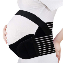 Centura elastica de sustinere sarcina, pentru gravide, reglabila, formata din 3 piese