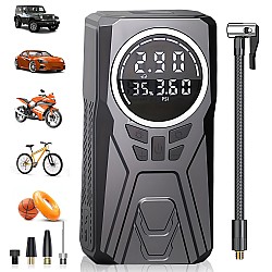 Compresor auto portabil 2 in 1 1000A 6000mAh 150 PSI cu power bank si LED