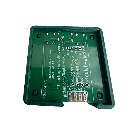 Controler pentru benzi LED 5/12V WS2811 / WS2812, WiFi, compatibil Google Home / Alexa / WLED