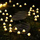 Decoratiune luminoasa cu incarcare solara 30 led in forma de ciuperca