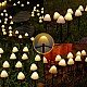 Decoratiune luminoasa cu incarcare solara 30 led in forma de ciuperca