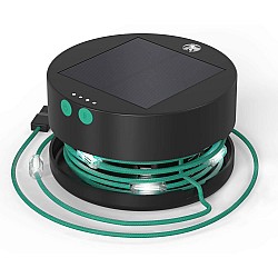 Decoratiune solara pentru camping cu 20 de leduri in serie