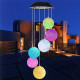 Decoratiune cu 6 globuri cu incarcare solara si jocuri de lumini pentru gradina 