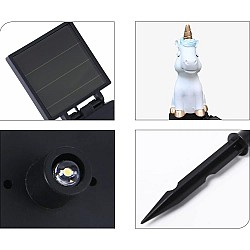 Set 2 decoratiuni solare in forma de  Unicorn