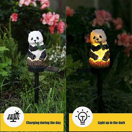 Set 2 decoratiuni solare in forma de Ursulet Panda