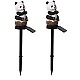 Set 2 decoratiuni solare in forma de Ursulet Panda