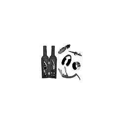 Set accesorii pentru vin in forma de sticla 