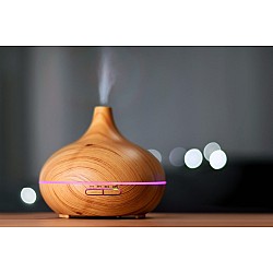 Difuzor de arome , 14W, 300 ml, lumina ambientala 7 culori, timer