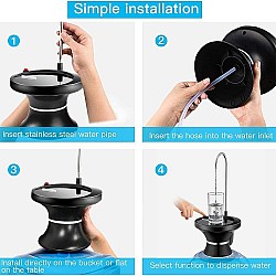 Dispenser electric pentru apa cu suport de pahar ZSW-C06