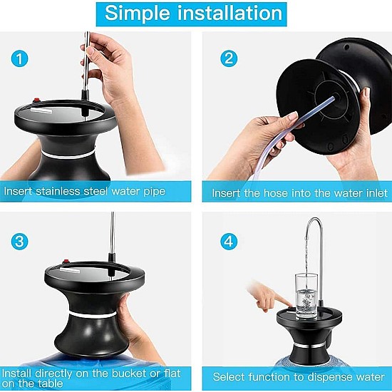 Dispenser electric pentru apa cu suport de pahar ZSW-C06