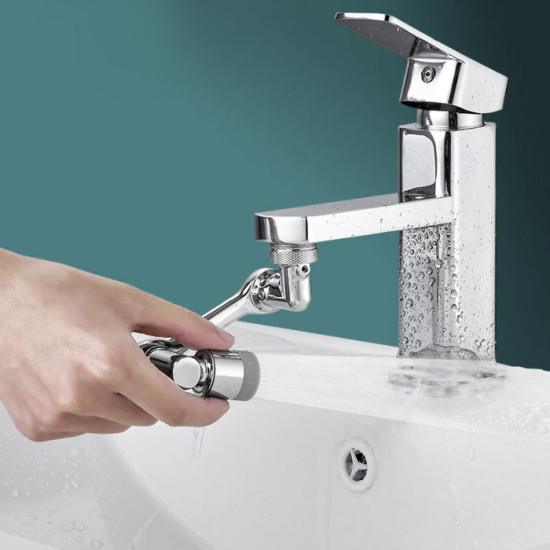 Extensie robinet rotativa 1080°, moduri multiple de curgere a apei
