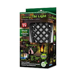 Felinar solar cu efect de flacara Dancing Tiki Light