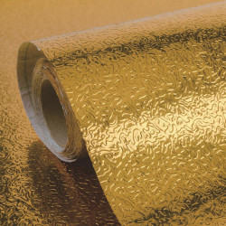 Folie de aluminiu autoadeziva bucatarie 60 x 300 cm (GOLD)