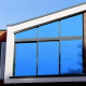 Folie protectie solara pentru usi sau ferestre de sticla 60x300 cm,Albastru