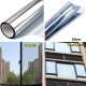 Folie protectie solara pentru usi sau ferestre de sticla 60x300 cm,Argintiu