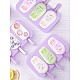 Set 3 forme din silicon pentru inghetata ,3 compartimente ,diverse modele