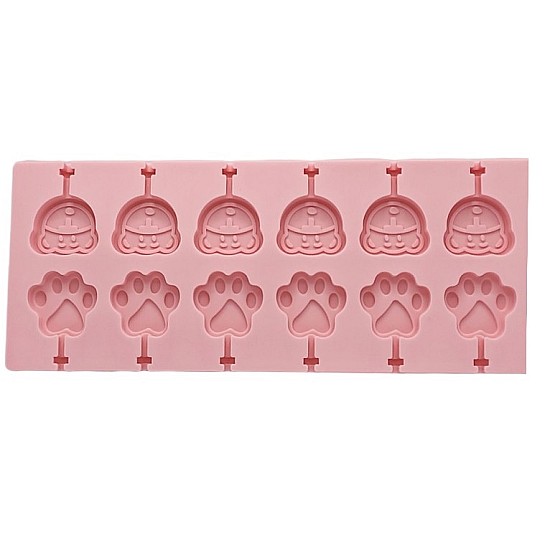 Set 3 forme din silicon pentru acadele cu 12 cavitati, diverse modele