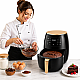 Friteuza cu aer cald Air Fryer 2400W, 6L, afisaj digital LCD, Touch Control