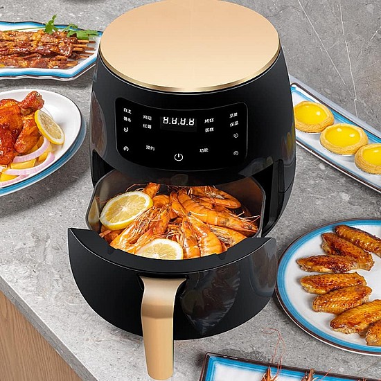 Friteuza cu aer cald S-18 Air Fryer 2400W – Gătire rapidă și sănătoasă