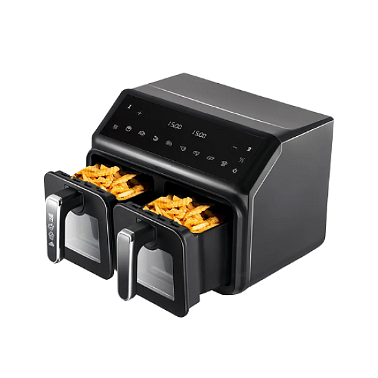 Friteuza Dubla Fara Ulei Air Fryer – Afisaj Digital, 10L Capacitate