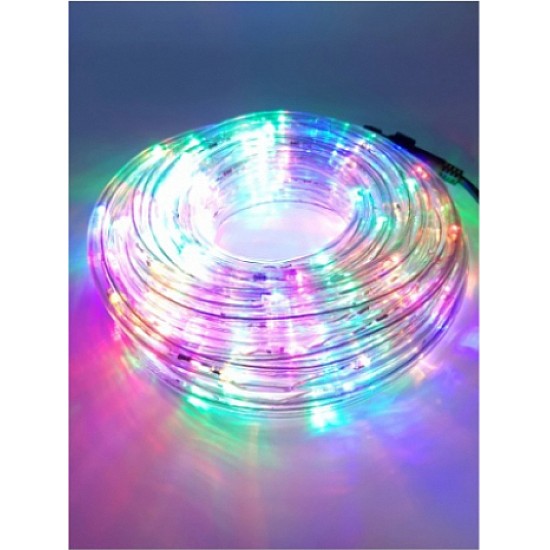 Furtun luminos cu bec si jocuri  de lumini 20 m diverse culori