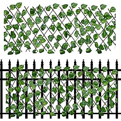 Gard Artificial Extensibil cu Frunze Verzi, 160 x 70 cm