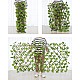 Gard lemn cu frunze artificiale 2,5 x1 m , vesnic verde