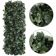 Gard lemn cu frunze artificiale 2,5 x1 m , vesnic verde, model iedera