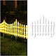 Gărduleț LED decorativ pentru exterior, 3 m, 160 LED-uri, lumină alb cald, interconectabil