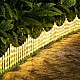 Gărduleț LED decorativ pentru exterior, 3 m, 160 LED-uri, lumină alb cald, interconectabil