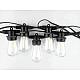 Ghirlanda luminoasa 5m cu 10 becuri cu LED, lumina calda si incarcare solara 