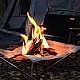 Gratar pentru camping pliabil cu plasa din otel inoxidabil
