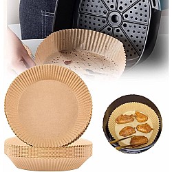 Hartie de copt pentru friteuza si tava, unica folosinta, 16x20x4.5 cm, Set 200 buc