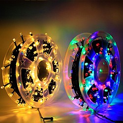 Set 2 Instalatii model rola 50 m ,model diamant, 240 LED culori diverse