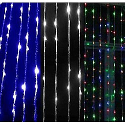 Instalație Perdea 5×1 m, 240 LED, de exterior, rezistentă la apă, diverse culori