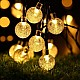 Instalație Solară 5 m, 30 LED globuri, exterior, diverse culori