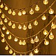 Instalație Solară 5 m, 30 LED globuri, exterior, diverse culori