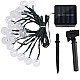 Instalație Solară 5 m, 30 LED globuri, exterior, diverse culori