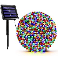 Instalaţie solară 30 m, diverse culori cu telecomandă, LED, exterior