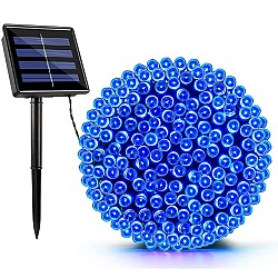 Instalație Solară 50 m, 7 moduri de lumină, cu telecomandă, LED diverse culori