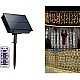 Instalație Solară 12 m, 300 LED diverse culori, model franjuri, exterior