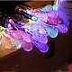 Instalație Solară 5 m, 30 LED globuri cristal, lumina colorată, exterior