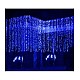 Instalație Perdea 9×1 m, LED diverse culori, exterior, efecte de lumină