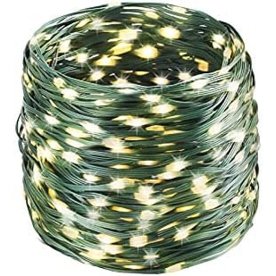 Set 2 Instalatii tip banda led  de exterior  cu 8 jocuri de lumini sir de 10m ,90 led , IP44, Multicolor