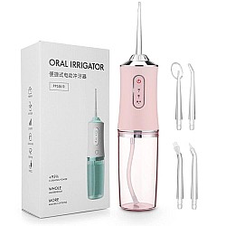 Irigator Bucal si Oral Profesional cu 4 Capete Curatare, 3 Moduri de Lucru, Portabil, Rezervor 220 ml