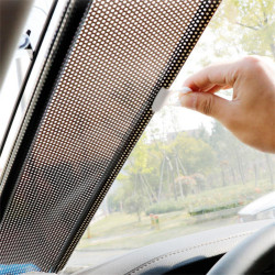 Parasolar retractabil cu ventuza, pentru fereastra sau auto 45x125 cm