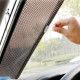 Parasolar retractabil cu ventuza, pentru fereastra sau auto 58x125 cm,negru