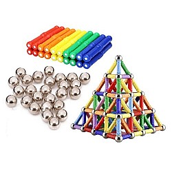 Joc creativ pentru copii, magnetic 48 piese