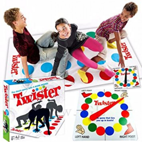 Joc de societate Twister mai multe miscari , 2-4 jucatori